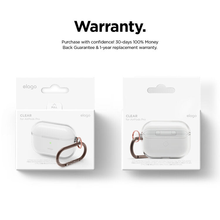 إلاجو شفاف حافظة - ابل ايربودز برو / شفاف اكسسوارات > هواتف  تابلت