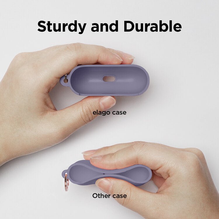 Elago AirPods Pro Liquid Hybrid Hang Case - Lavender Gray Accessories > Mobiles & Tablets