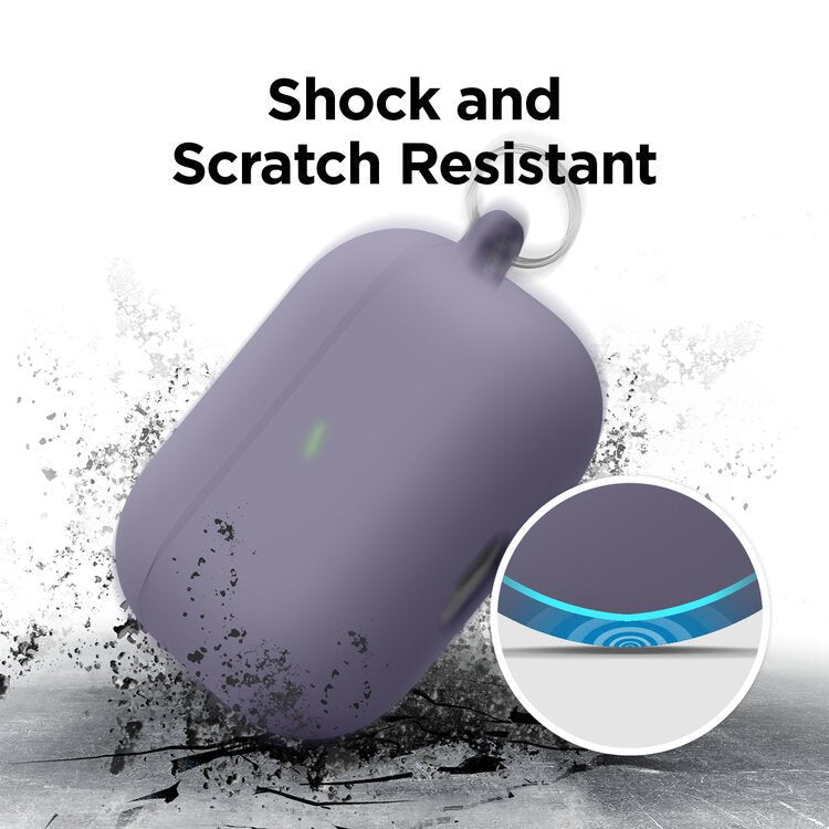 Elago AirPods Pro Liquid Hybrid Hang Case - Lavender Gray Accessories > Mobiles & Tablets