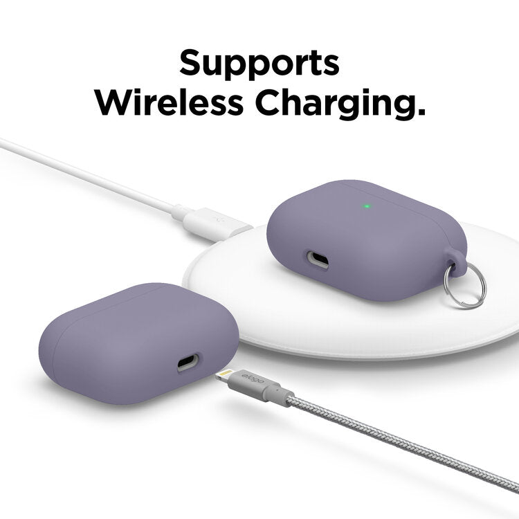 Elago AirPods Pro Liquid Hybrid Hang Case - Lavender Gray Accessories > Mobiles & Tablets