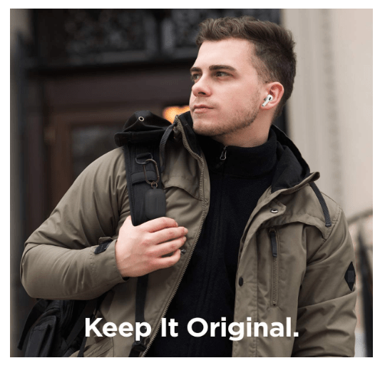 إلاجو ايربودز برو  حافظة  الأصل - رمادي داكن اكسسوارات  الصوت > سماعات الرأس