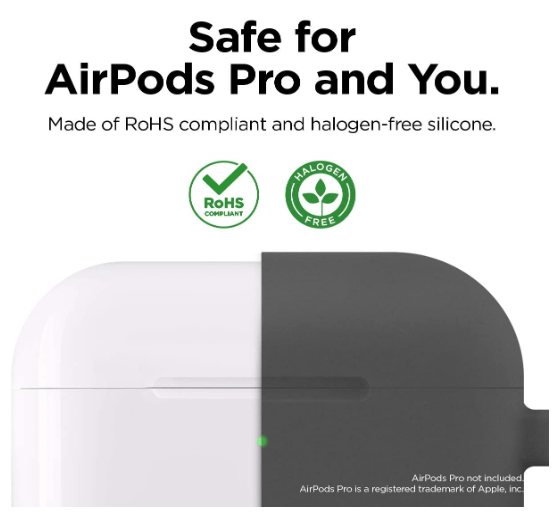 إلاجو ايربودز برو  حافظة  الأصل - رمادي داكن اكسسوارات  الصوت > سماعات الرأس