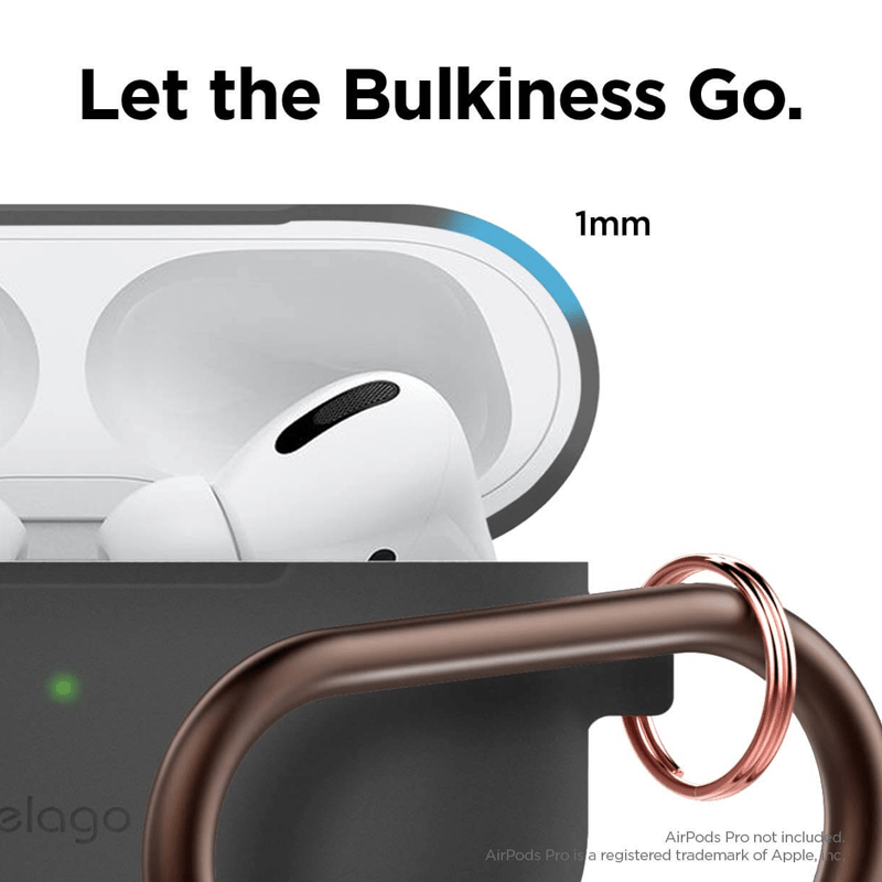 إلاجو ايربودز برو نحيف  حافظة  معلقة - رمادي اكسسوارات > هواتف  تابلت