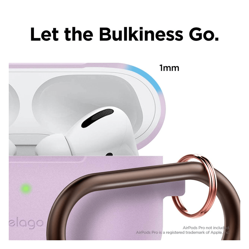 إلاجو ايربودز برو نحيف هانج حافظة - لافندر