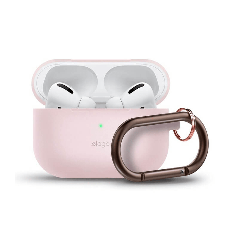 ايربودز برو نحيف  حافظة - اللون الوردي  الجميل اللون الوردي اكسسوارات > هواتف  تابلت