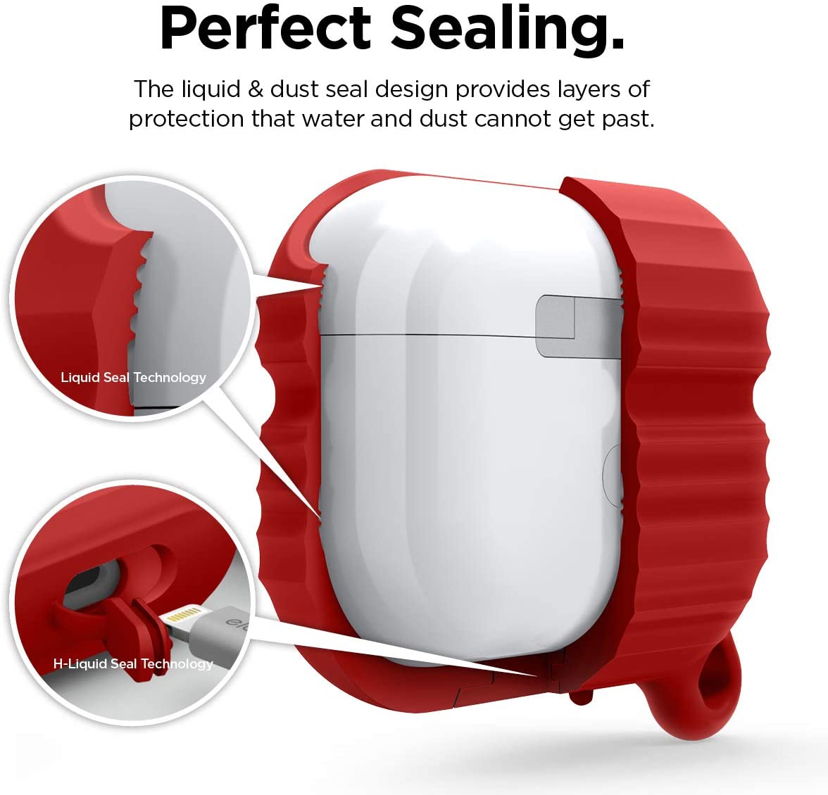 Elago AirPods Pro Waterproof Hang Case - Red Accessories > Mobiles & Tablets