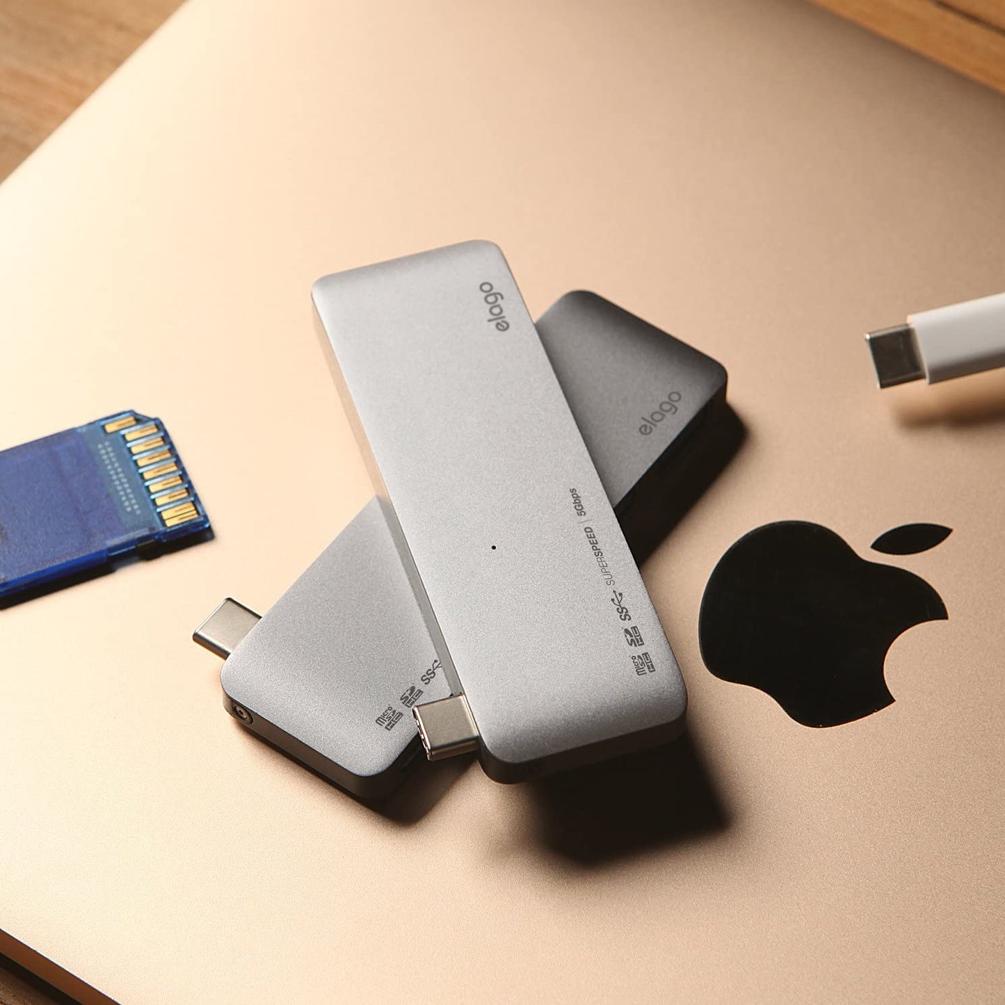 Elago Aluminum Charging Multi Hub USB-C - Space Gray