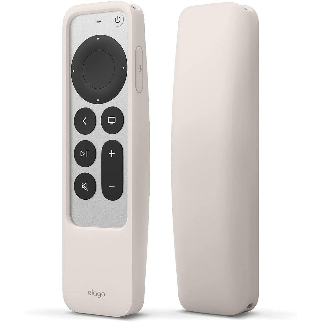 Elago Apple TV Siri Remote R5 2021 Case (AirTag Compatible) - Stone