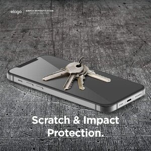 Elago iPhone 12 / iPhone 12 Pro Tempered Glass + Screen Protector Accessories > Mobiles & Tablets > Mobiles > Screen