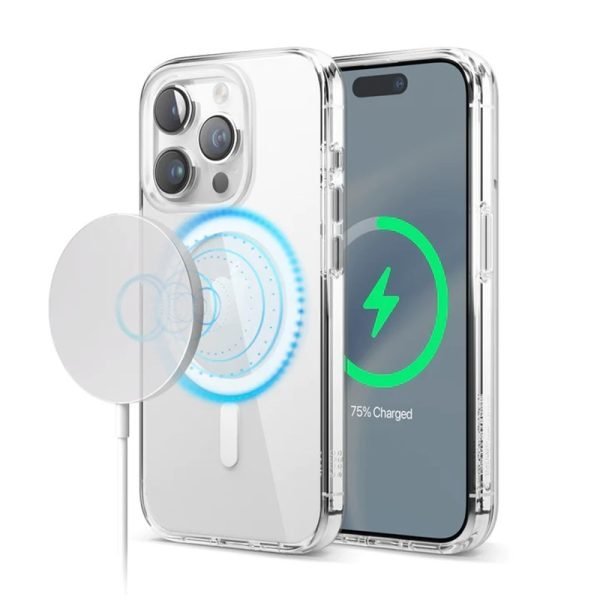 إلاجو ماج سيف  برو ماج سيف مغناطيسي هايبرد حافظة - ابل ايفون 15 / أبيض اكسسوارات > هواتف & تابلت > هواتف &