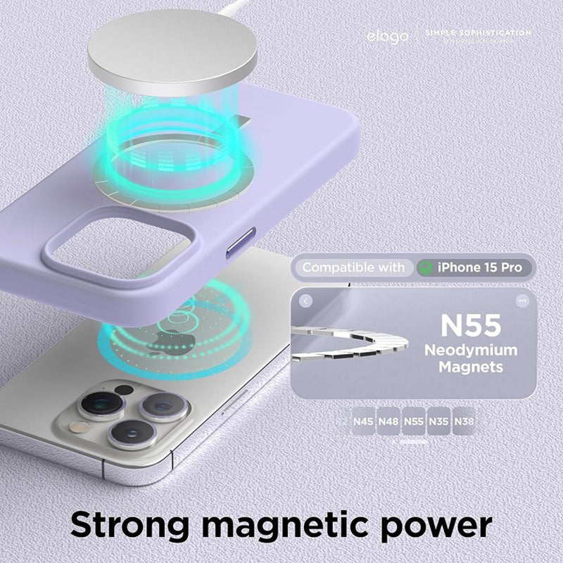 ماج سيف مغناطيسي ماج سيف مغناطيسي  حافظة - ابل ايفون 15 برو / اكسسوارات / اكسسوارات بنفسجية > هواتف  تابلت > هواتف