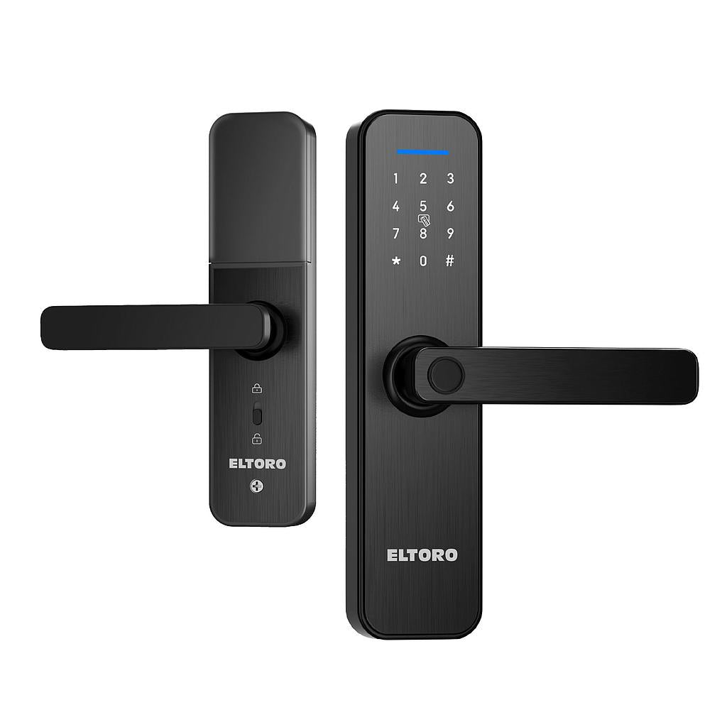 Eltoro Smart Lock  With Access Card For The Smart Lock 2 Pcs - Black