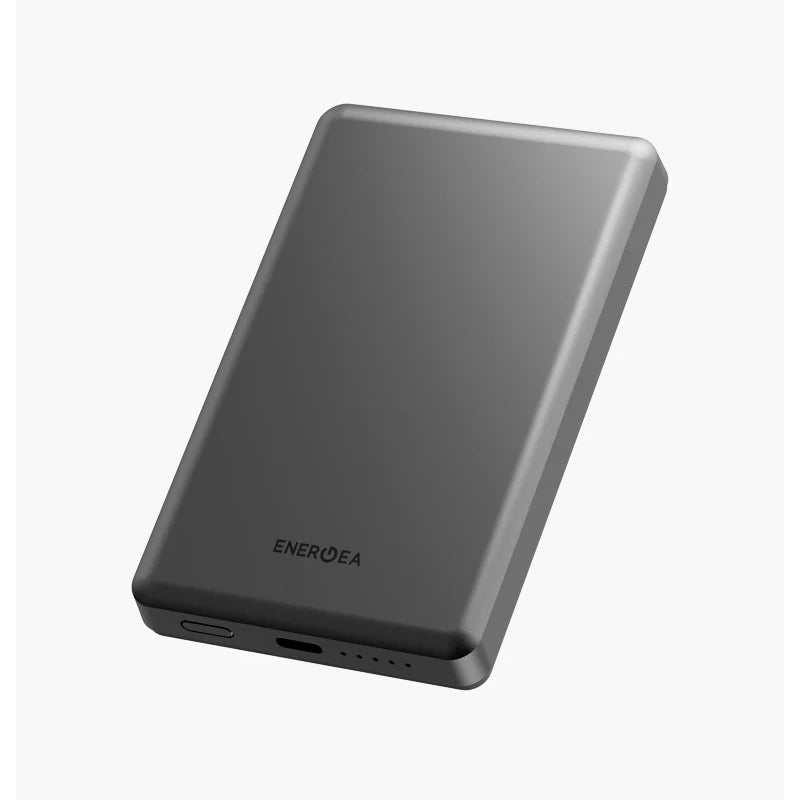 Energea Alupac Air, 10000mah Ultra Light Aluminium Magsafe Compatible Power Bank - Gunmetal