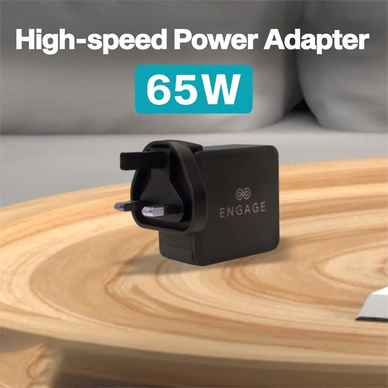 Engage Charger with GaN Technology - 65W / Black