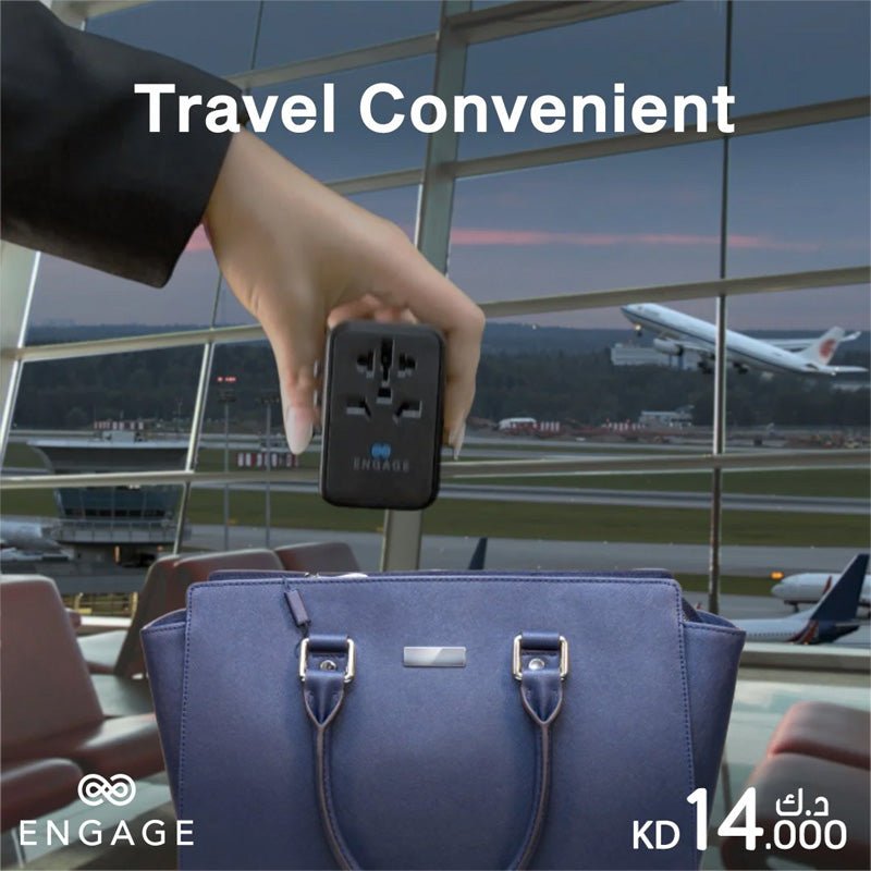 Engage Universal Travel Charger - 3PD Port / 65W / Black