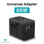 Engage Universal Travel Charger - 3PD Port / 65W / Black