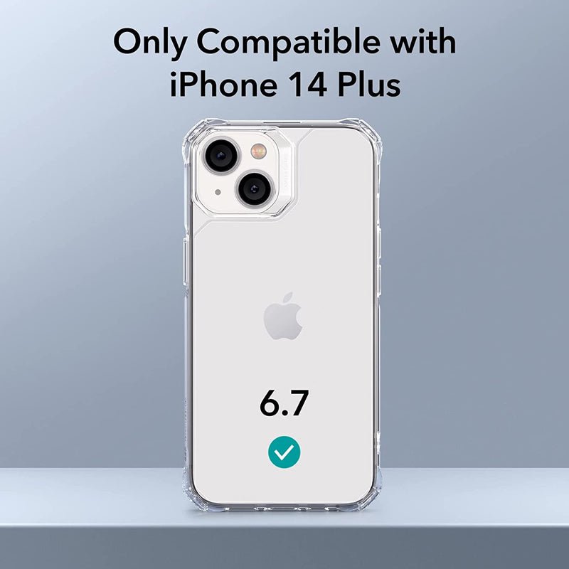 ESR اير أرمور شفاف حافظة - ابل ايفون 14 بلس / شفاف اكسسوارات > هواتف  تابلت > هواتف > شاشة و