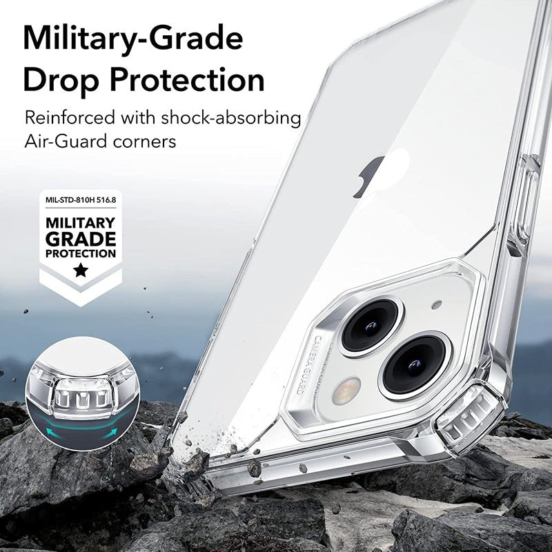 ESR Air Armor Clear Case - Apple iPhone 14/13 / Clear Accessories > Mobiles & Tablets > Mobiles > Screen Protectors &