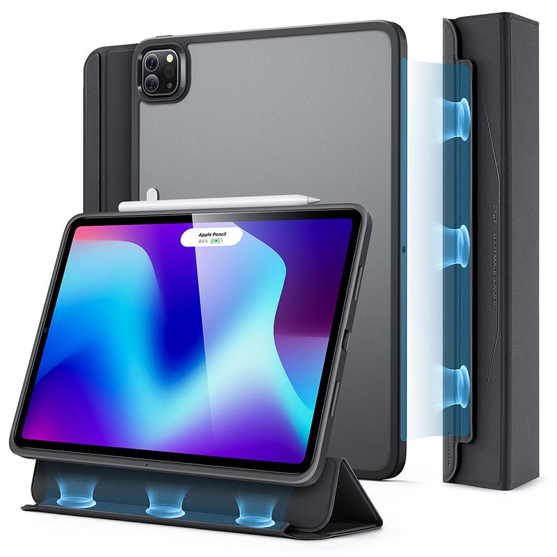ESR Ascend Hybrid Case - Apple iPad Pro 12.9 Gen 6/5/4/3 (2018-2022) / Jelly Black Accessories > Mobiles & Tablets >