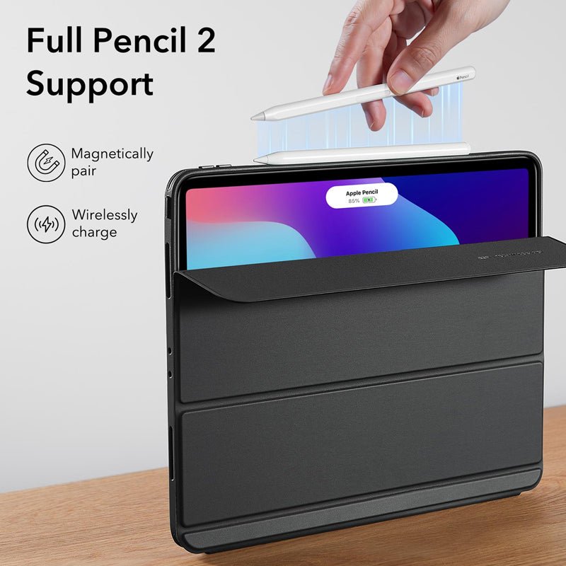 ESR Ascend Hybrid Case - Apple iPad Pro 12.9 Gen 6/5/4/3 (2018-2022) / Jelly Black Accessories > Mobiles & Tablets >