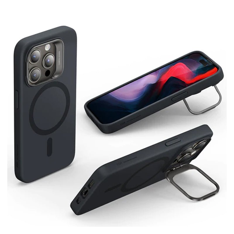 سحابة ESR لين حافظة مع  حامل (هالو لوك) - ابل ايفون 15 برو  أسود اكسسوارات > هواتف  تابلت > هواتف تابلت > هواتف