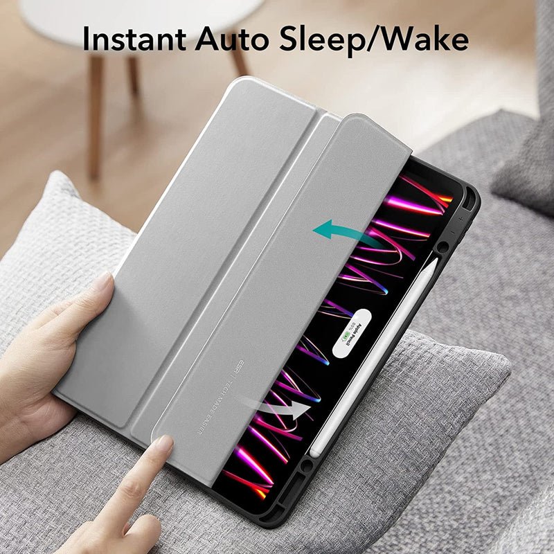 ESR Rebound Pencil Case - Apple iPad Pro 12.9 Gen 6/5/4/3 (2018-2022) / Silver Gray Accessories > Mobiles & Tablets >