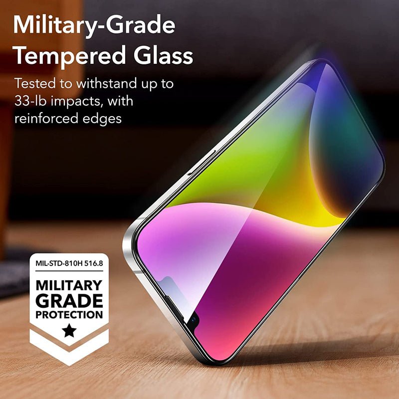 ESRزجاج  صلب زجاج شاشة حامي - ابل ايفون  بلس  14 / 13 برو ماكس - شفاف اكسسوارات > هواتف  تابلت >