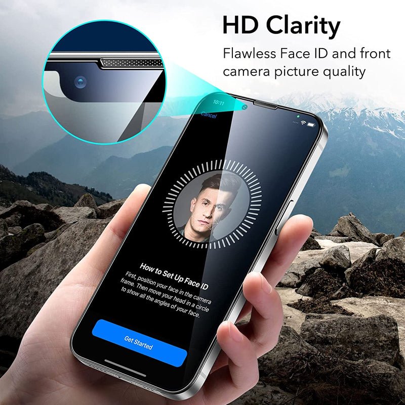 ESRزجاج  صلب زجاج شاشة حامي - ابل ايفون  بلس  14 / 13 برو ماكس - شفاف اكسسوارات > هواتف  تابلت >