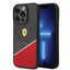 Ferrari iPhone 14 Pro Max Bimaterial Carbon Case & Polycarbonate & Silver Stripe - Red Accessories > Mobiles & Tablets