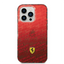 Ferrari iPhone 14 Pro Gradient PC/TPU Case with Allover Scuderia & Dyed Bumper - Red Accessories > Mobiles & Tablets >
