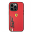Ferrari iPhone 14 Pro PU Leather Case With Printed Big SF Logo - Red Accessories > Mobiles & Tablets > Mobiles