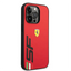 Ferrari iPhone 14 Pro PU Leather Case With Printed Big SF Logo - Red Accessories > Mobiles & Tablets > Mobiles