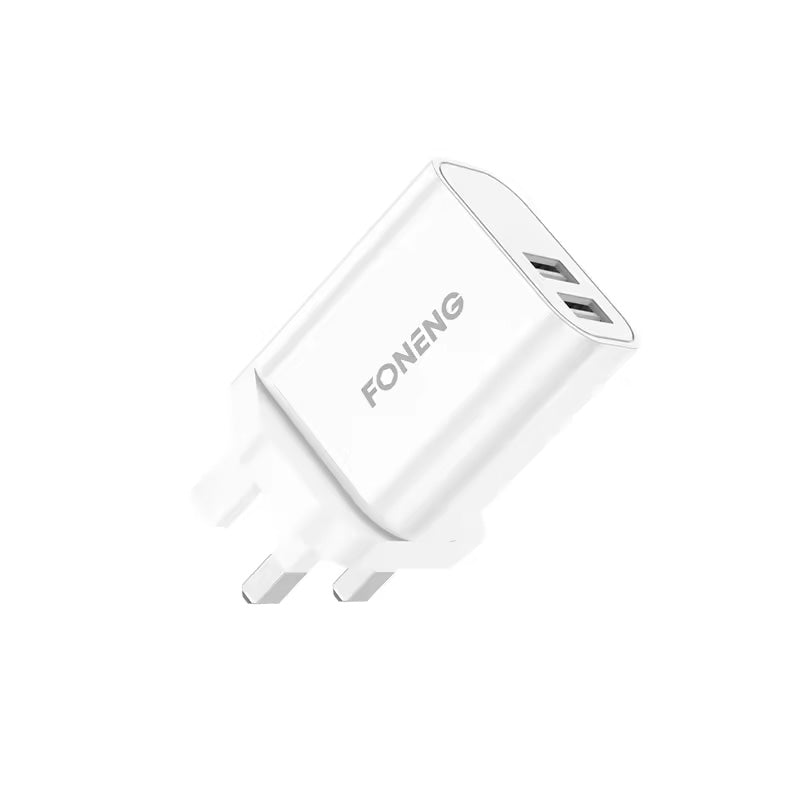 Foneng UK25 Lightning Dual USB Charger Kit Fast 2.4A