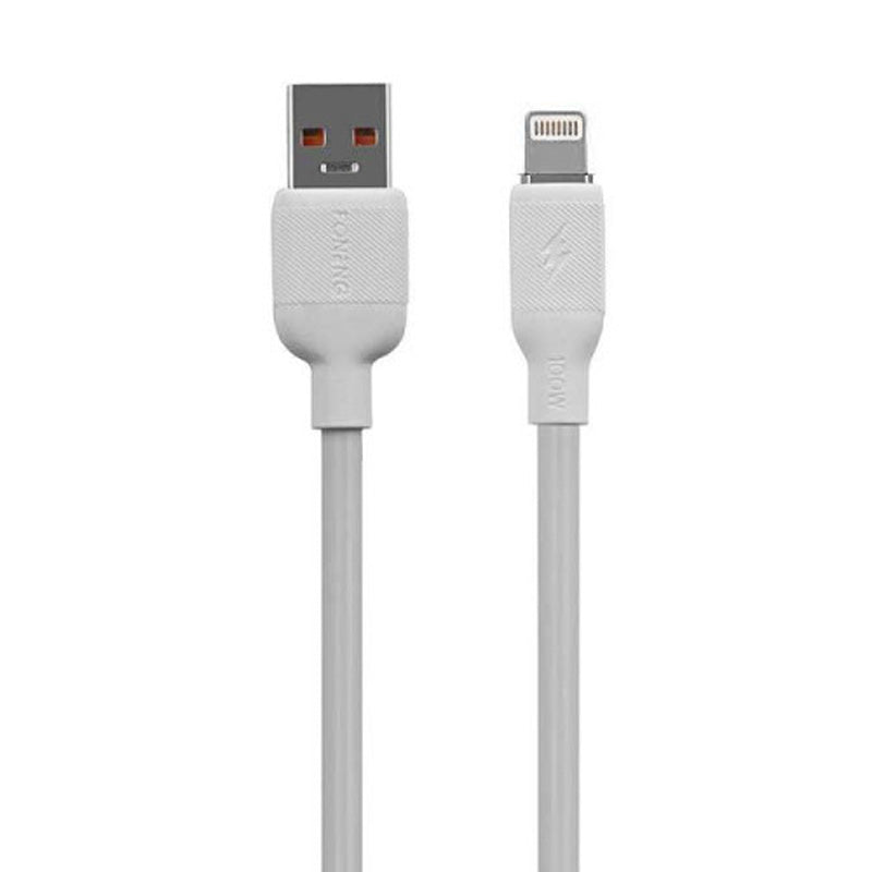 Foneng X80 Lightning Charging Cable Fast 3A - 1 Meter / White