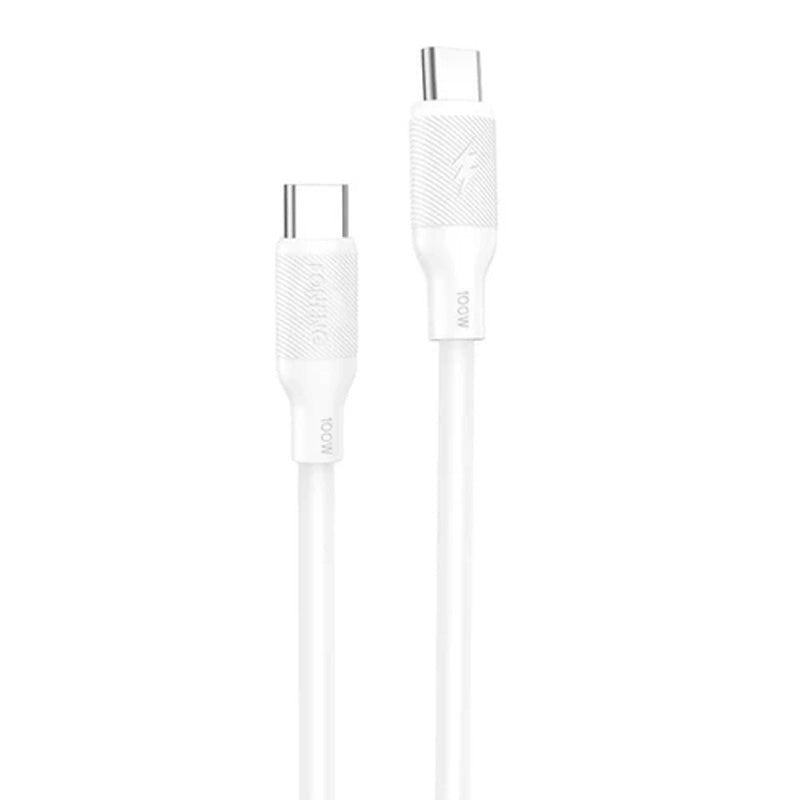 Foneng X80 Type-C to Type-C 100W Fast Charging Cable - 1 Meter / White