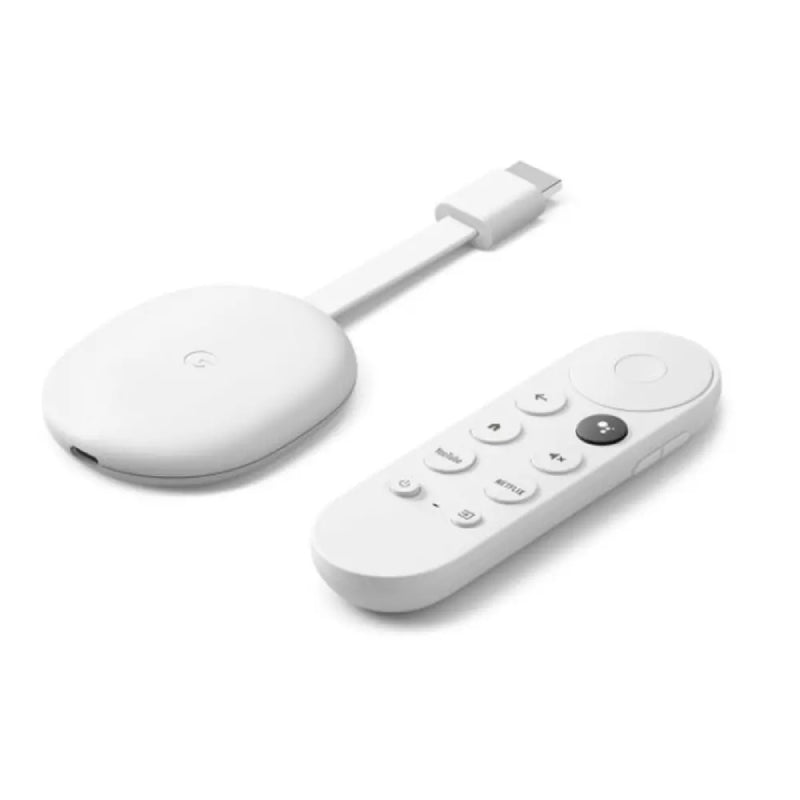 Google Chromecast With Google TV 4K HDR - White