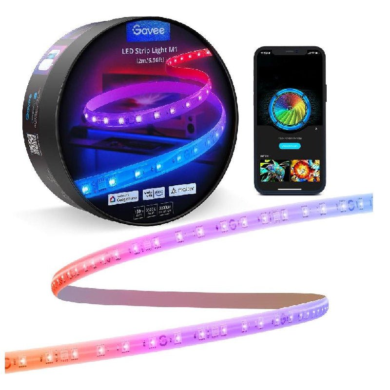 Govee M1 LED Light Strip - LED / Wi-Fi / Bluetooth / 2 Meters / RGBIC