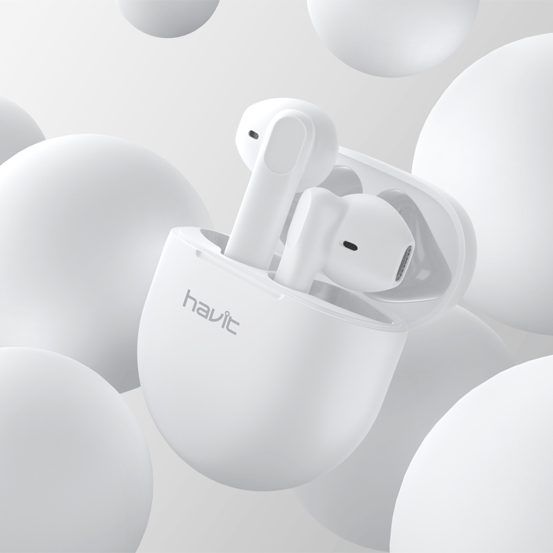 HAVIT TW916 True wireless stereo earbuds - White Accessories > Audio > Headphones
