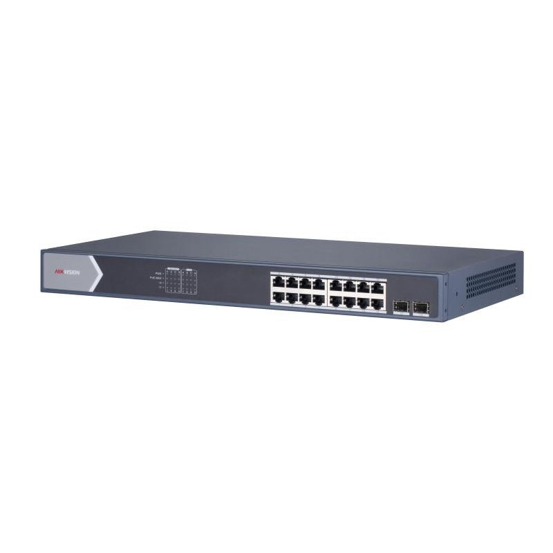 Hikvision 16 Port Gigabit Unmanaged Poe Switch