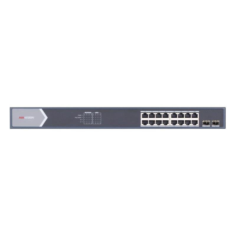 Hikvision 16 Port Gigabit Unmanaged Poe Switch