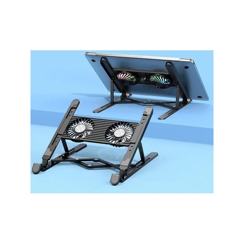 Hoco DH17 Laptop Stand with Cooling Pad - 1.5W / Black