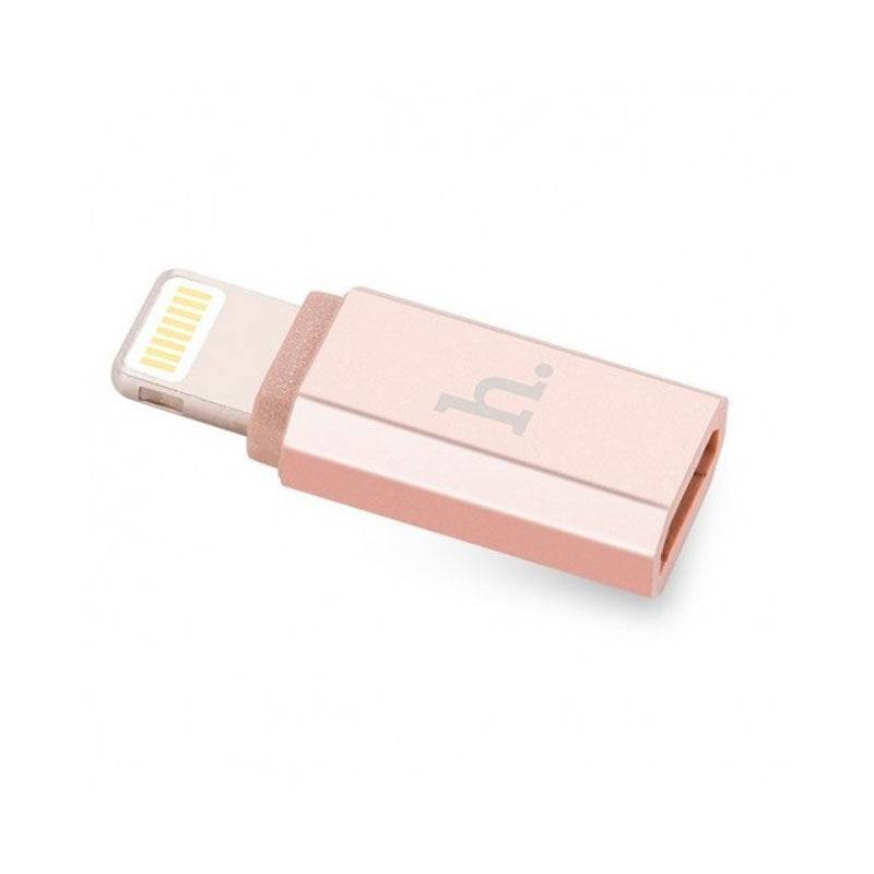 HOCO Micro USB to Lightning Adapter - Rose Gold - Tablet & Smartphones