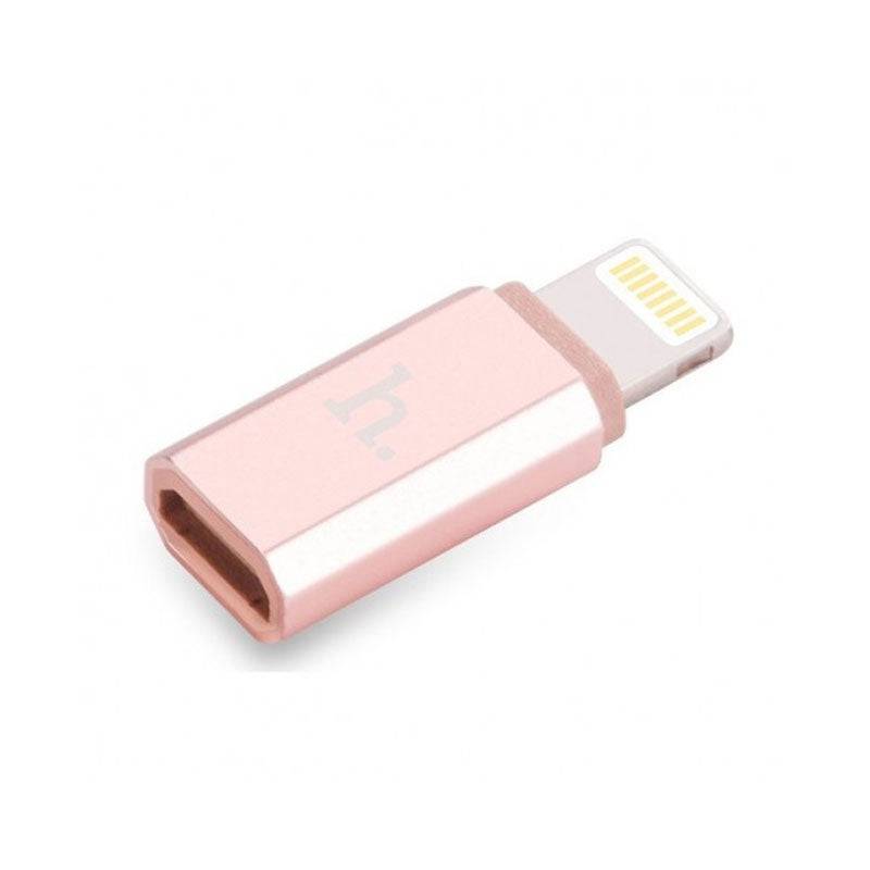 HOCO Micro USB to Lightning Adapter - Rose Gold - Tablet & Smartphones