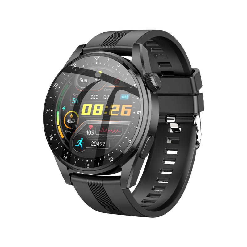 Hoco Smart sports watch Y9 call version - Black Smart Watches