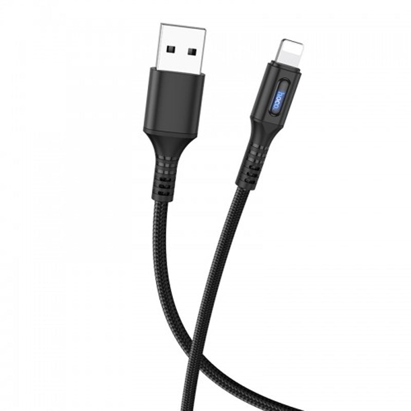 Hoco U79 Intelligent USB to Lightning 1.2 Meter - Black