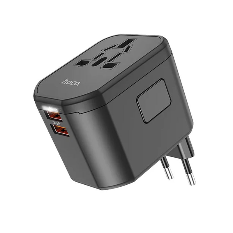 Hoco Universal Travel Conversion Fast Wall Charger - DC44 / PD20W / Three Ports