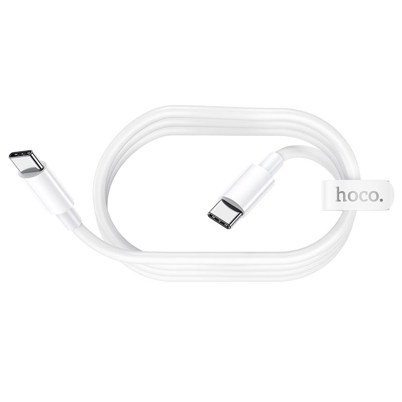 HOCO X51 High-Power Charging Data Sync Cable - USB-C To USB-C / 1.5 Meters / White