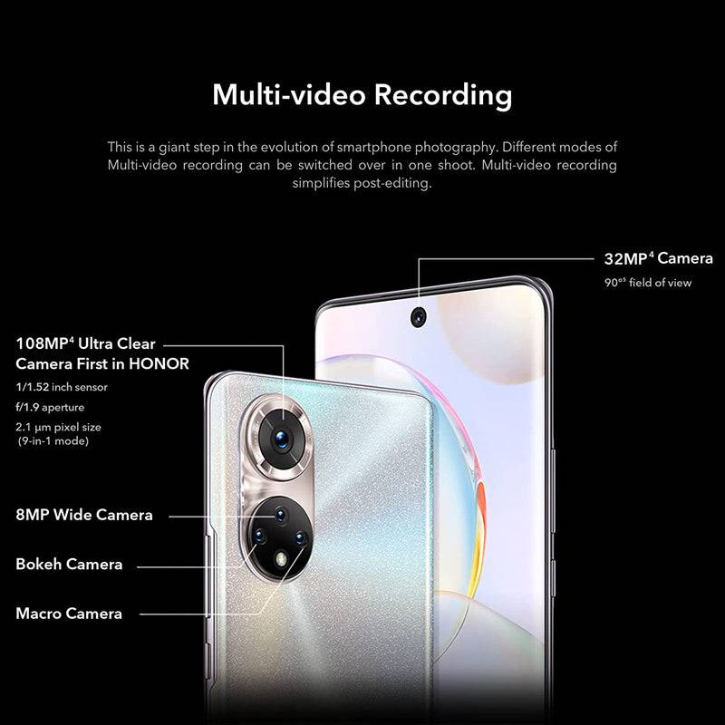 هونر 50 - 128 جيجابايت / 6.57 بوصة LCD / واي-فاي / 5جي / أخضر - هاتف