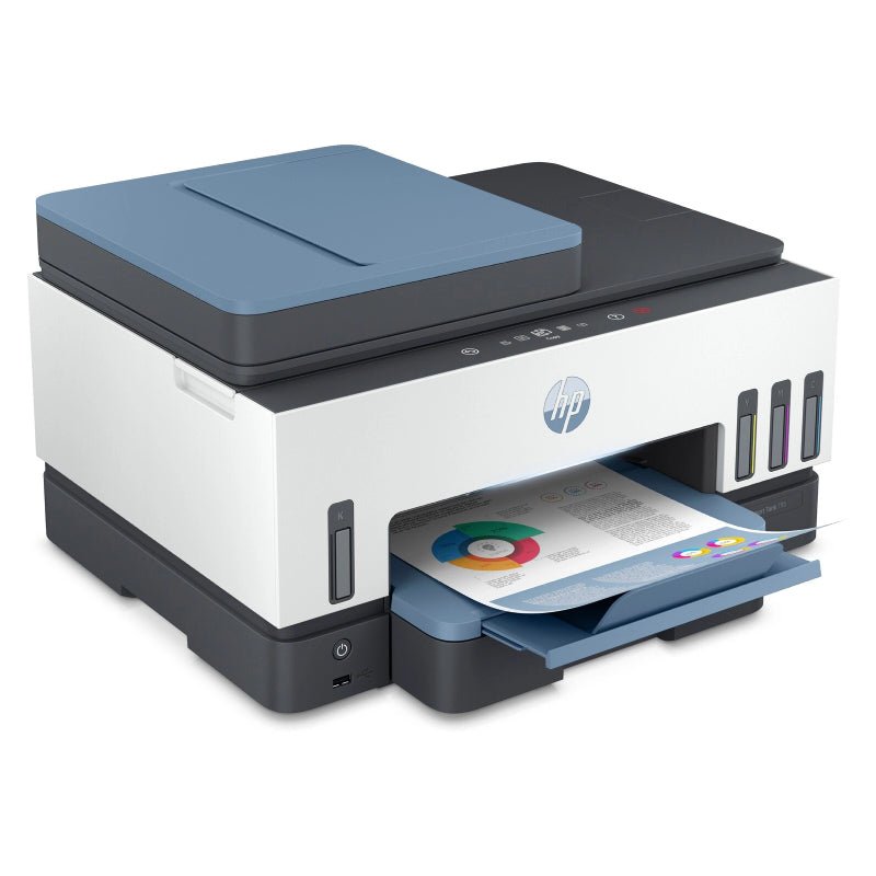 HP Smart Tank 795 AIO - 15ppm / 4800dpi / A4 / USB / LAN / Wi-Fi / FAX / Bluetooth / Color Inkjet - Printer