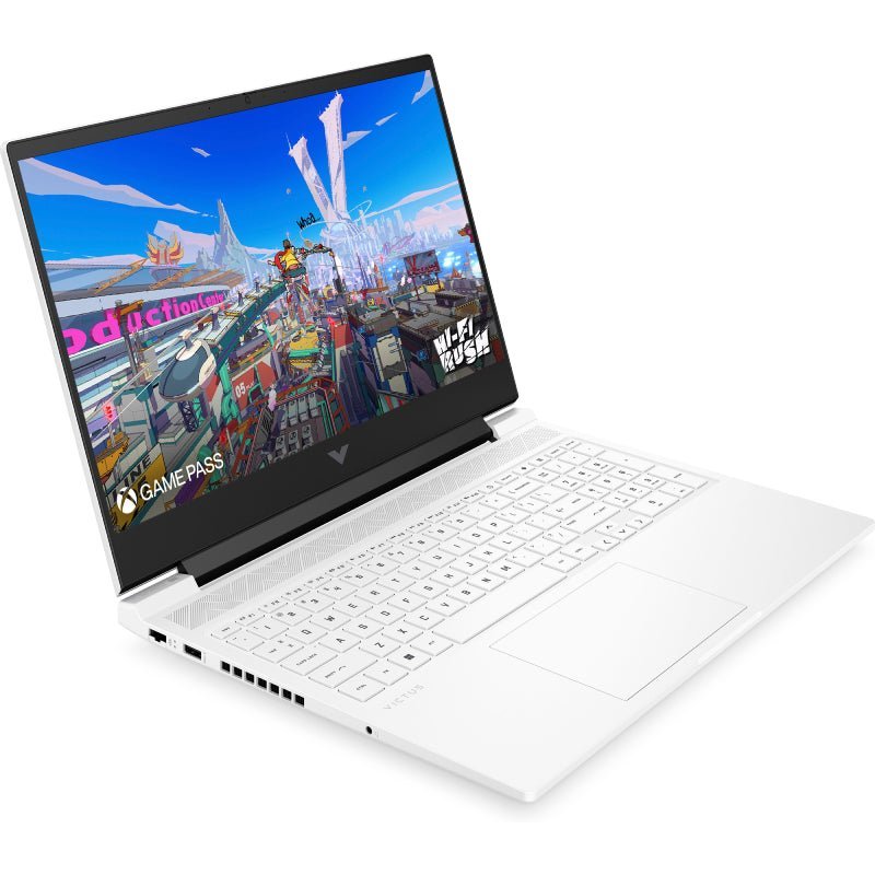 HP Victus Gaming Laptop 16-R1050NE - 16.1" FHD / i7 / 16GB / 512GB (NVMe M.2 SSD) / RTX 4070 8GB VGA / DOS (Without OS) / 1YW / Ceramic White - Laptop